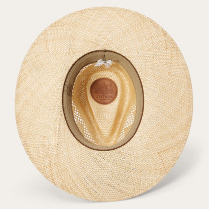 Chorus Straw Flat Brim Hat Natural
