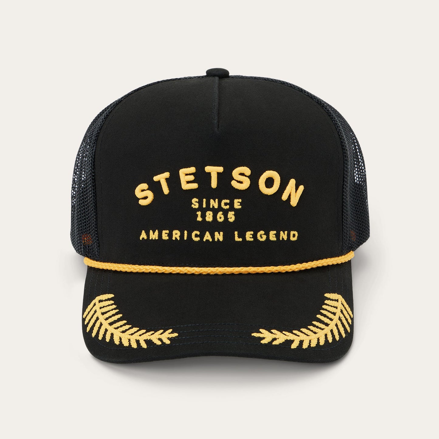Captain Trucker Cap Black