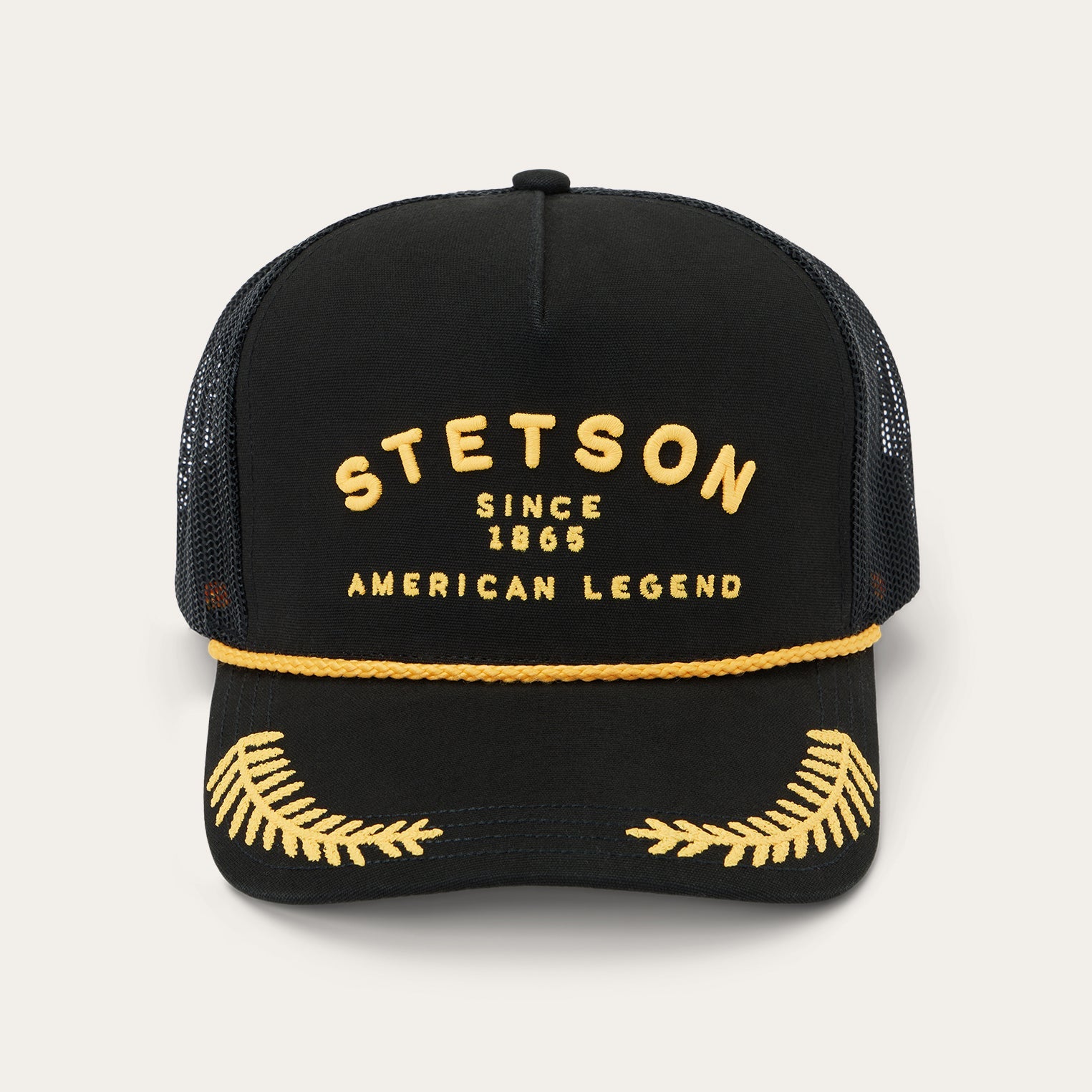 Captain Trucker Cap Black