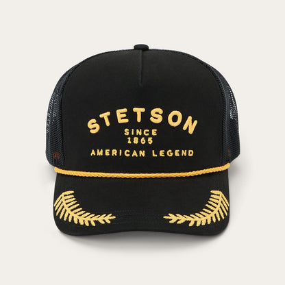 Captain Trucker Cap Black