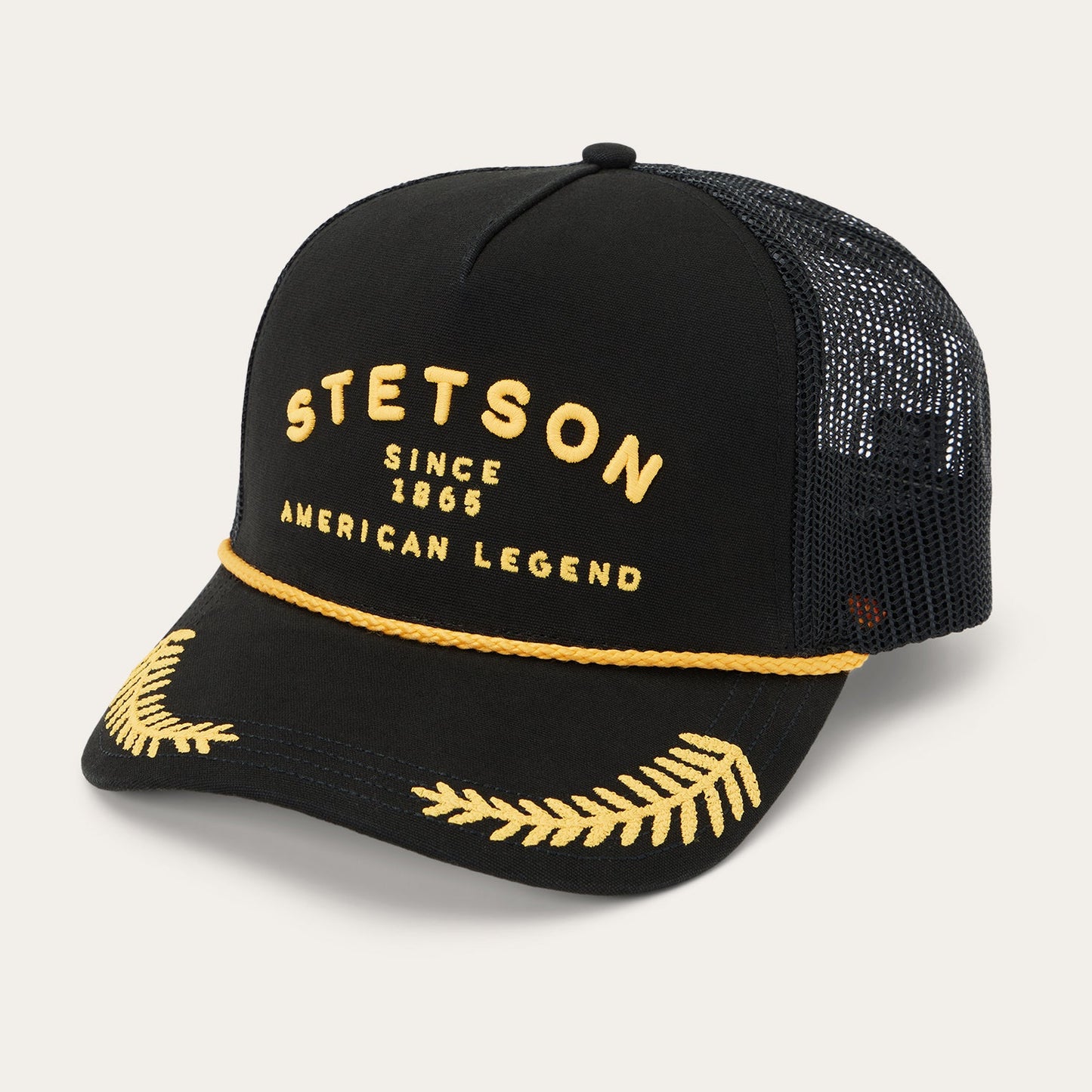 Captain Trucker Cap Black