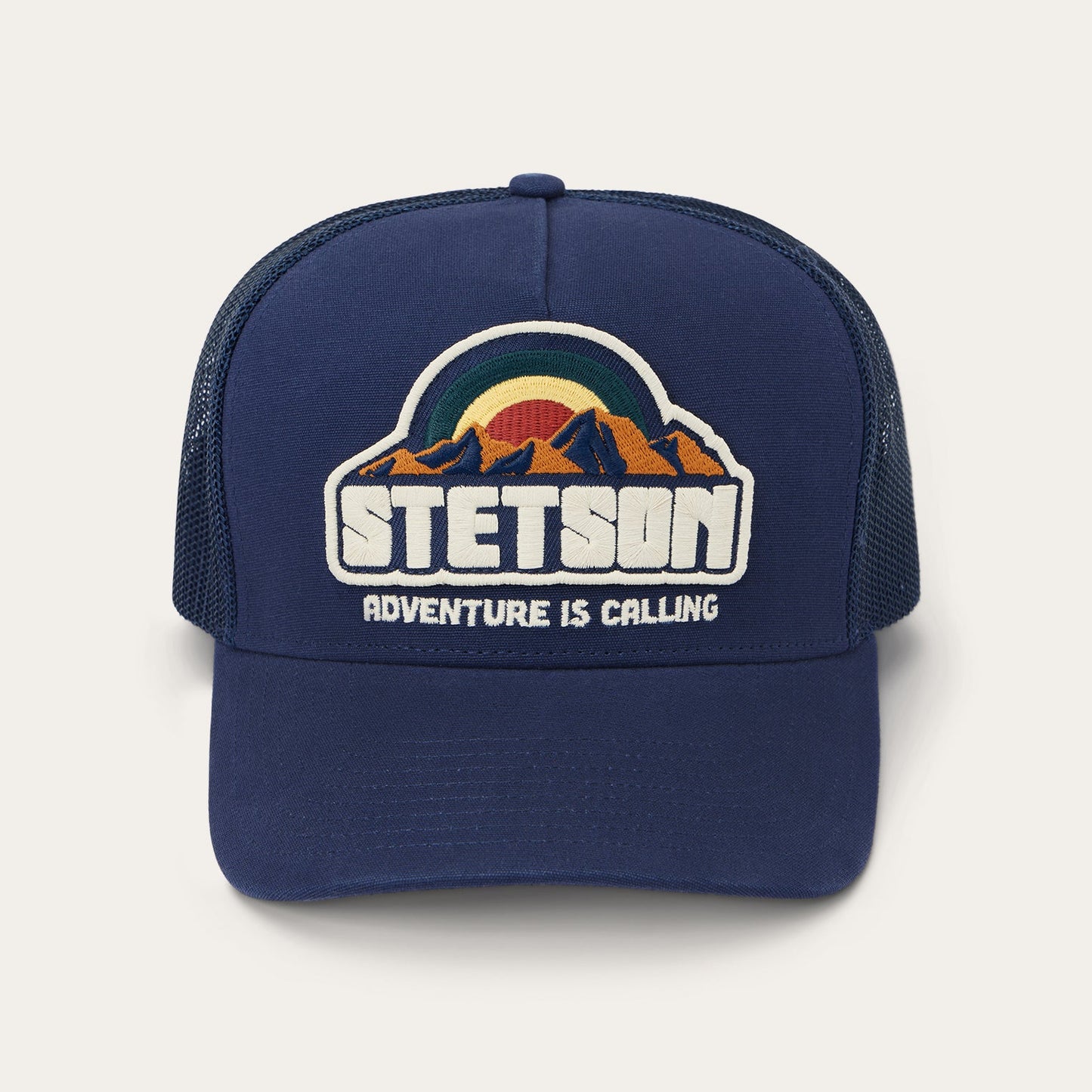Mountain Sunset Trucker Cap Navy