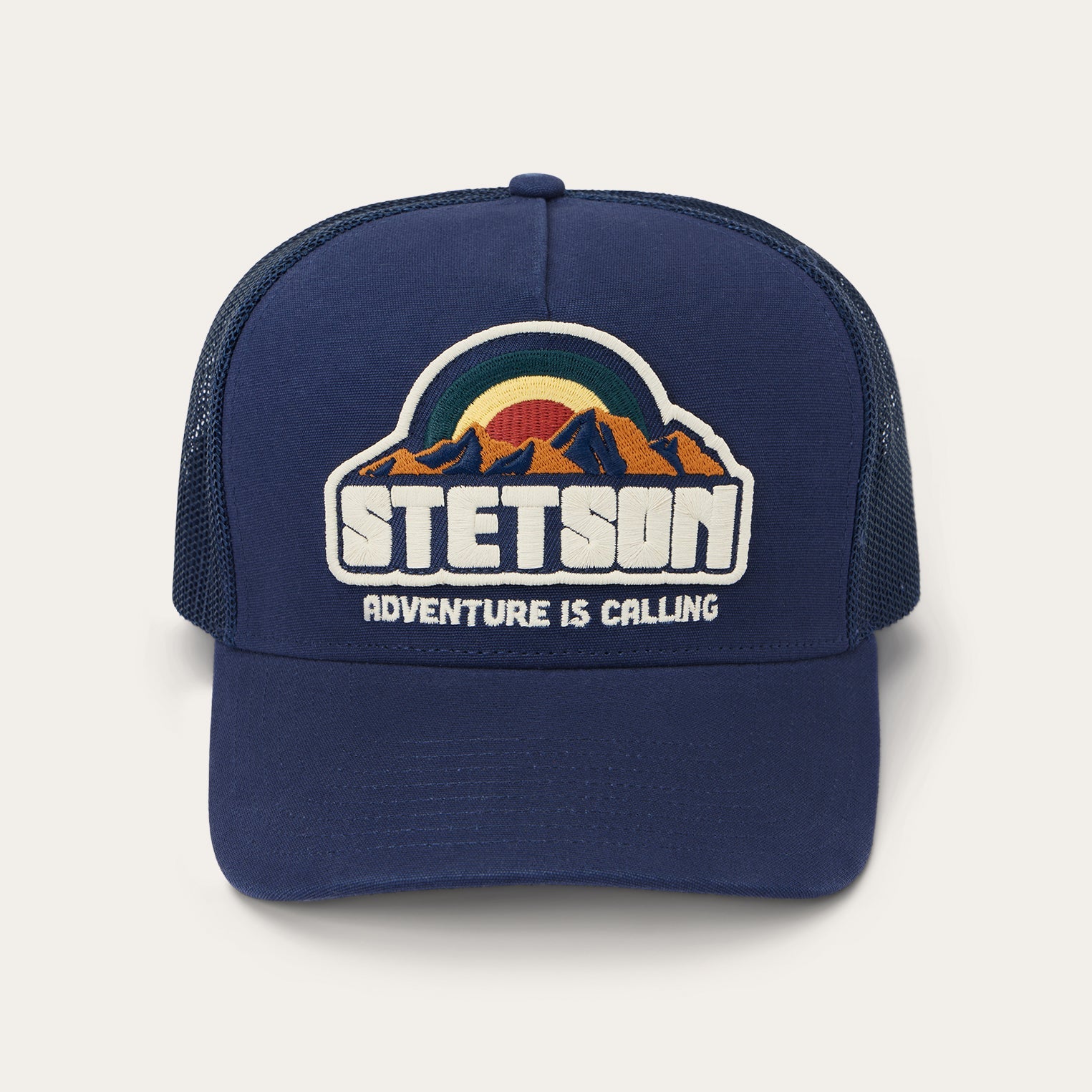 Mountain Sunset Trucker Cap Navy