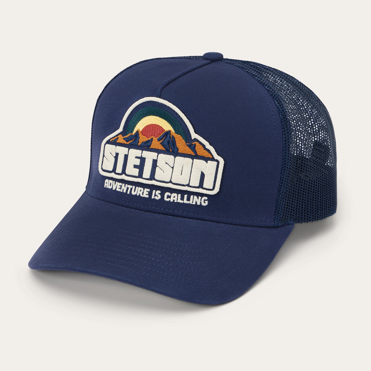 Mountain Sunset Trucker Cap Navy