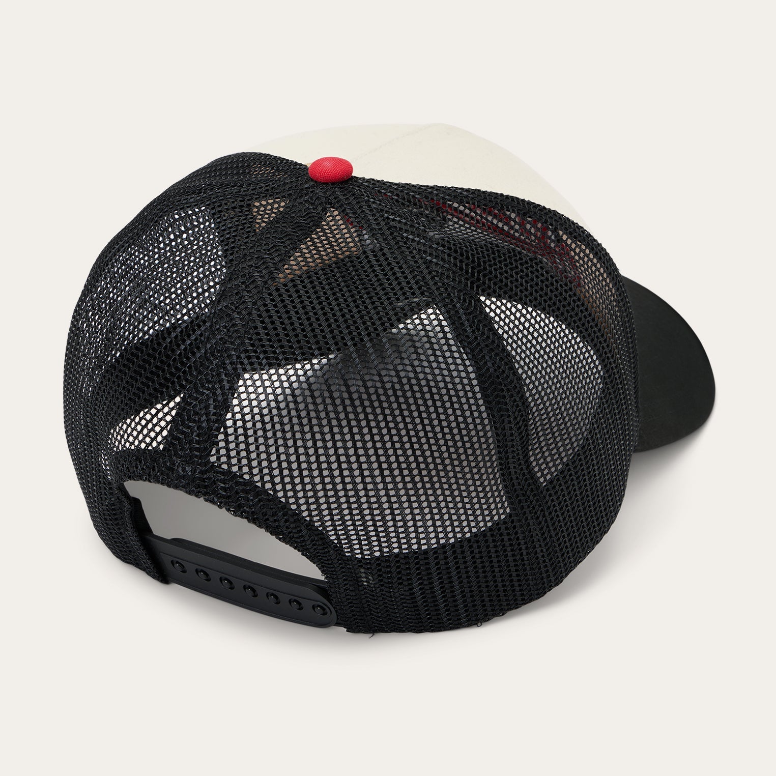 Rodeo Patch Trucker Cap Off White / Black