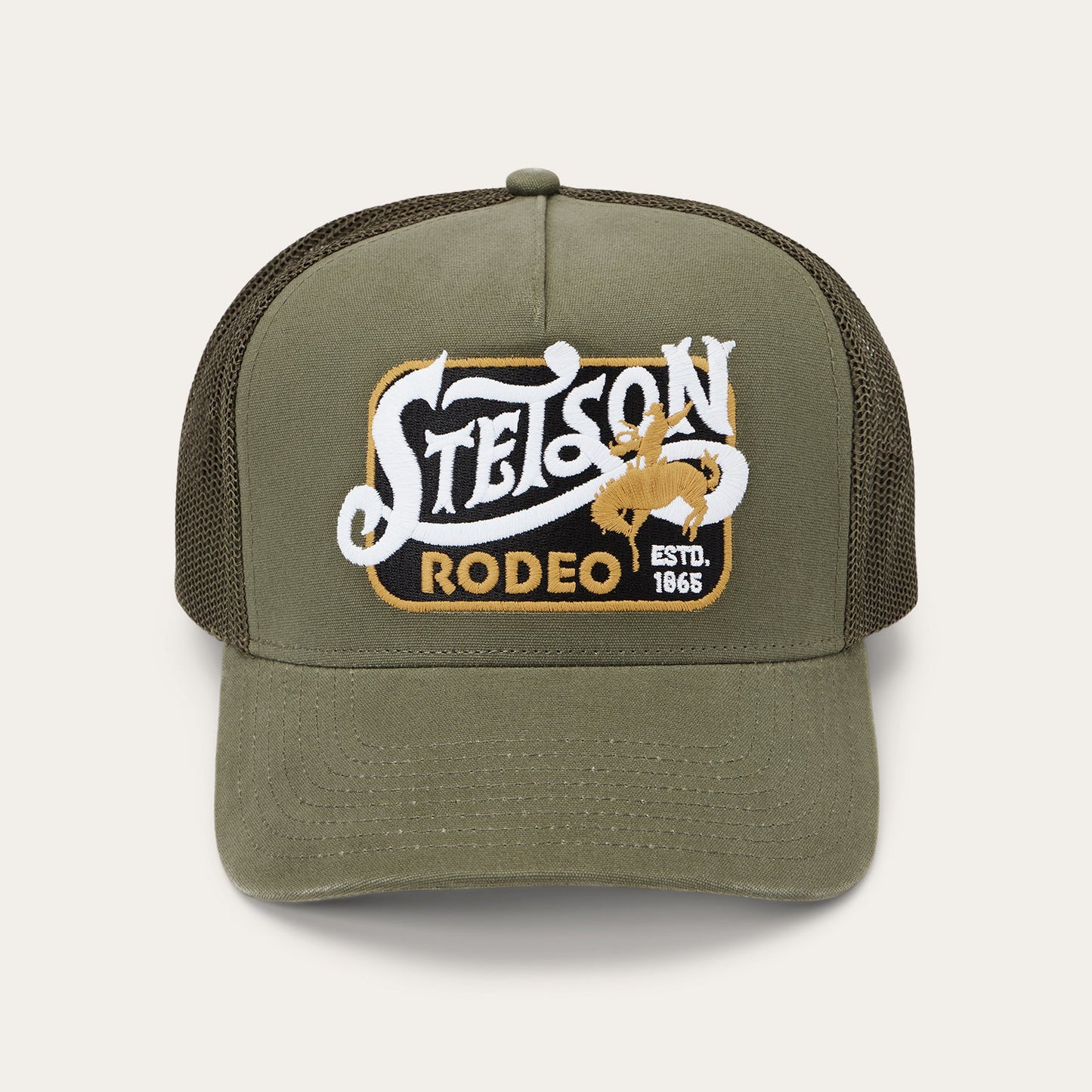 Rodeo Patch Trucker Cap Olive