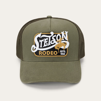 Rodeo Patch Trucker Cap Olive