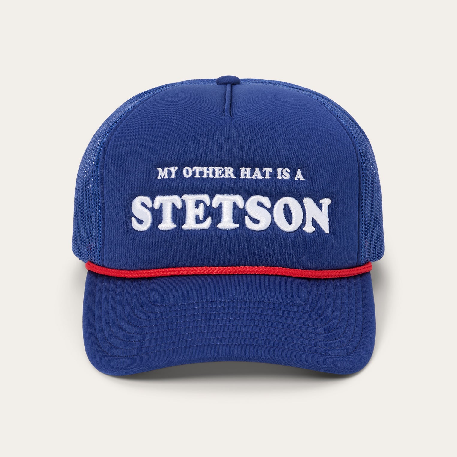 My Other Hat Is A Stetson Trucker Cap Royal