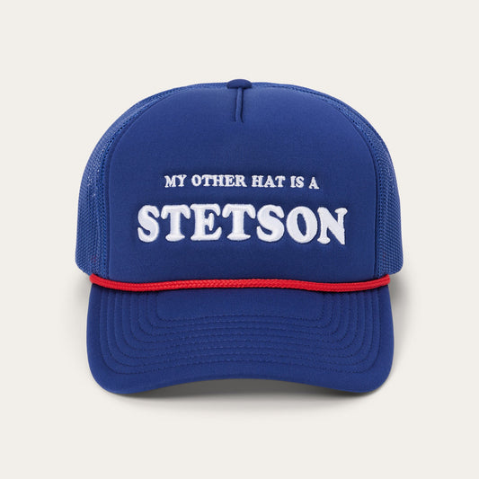 My Other Hat Is A Stetson Trucker Cap Royal