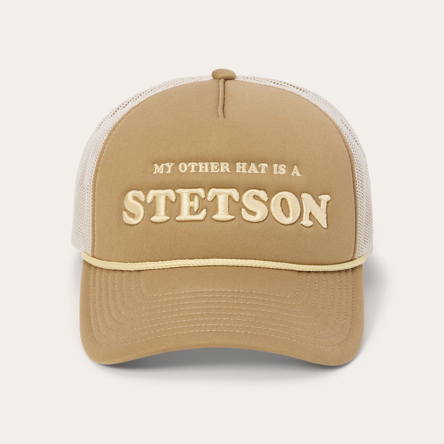 My Other Hat Is A Stetson Trucker Cap Tan