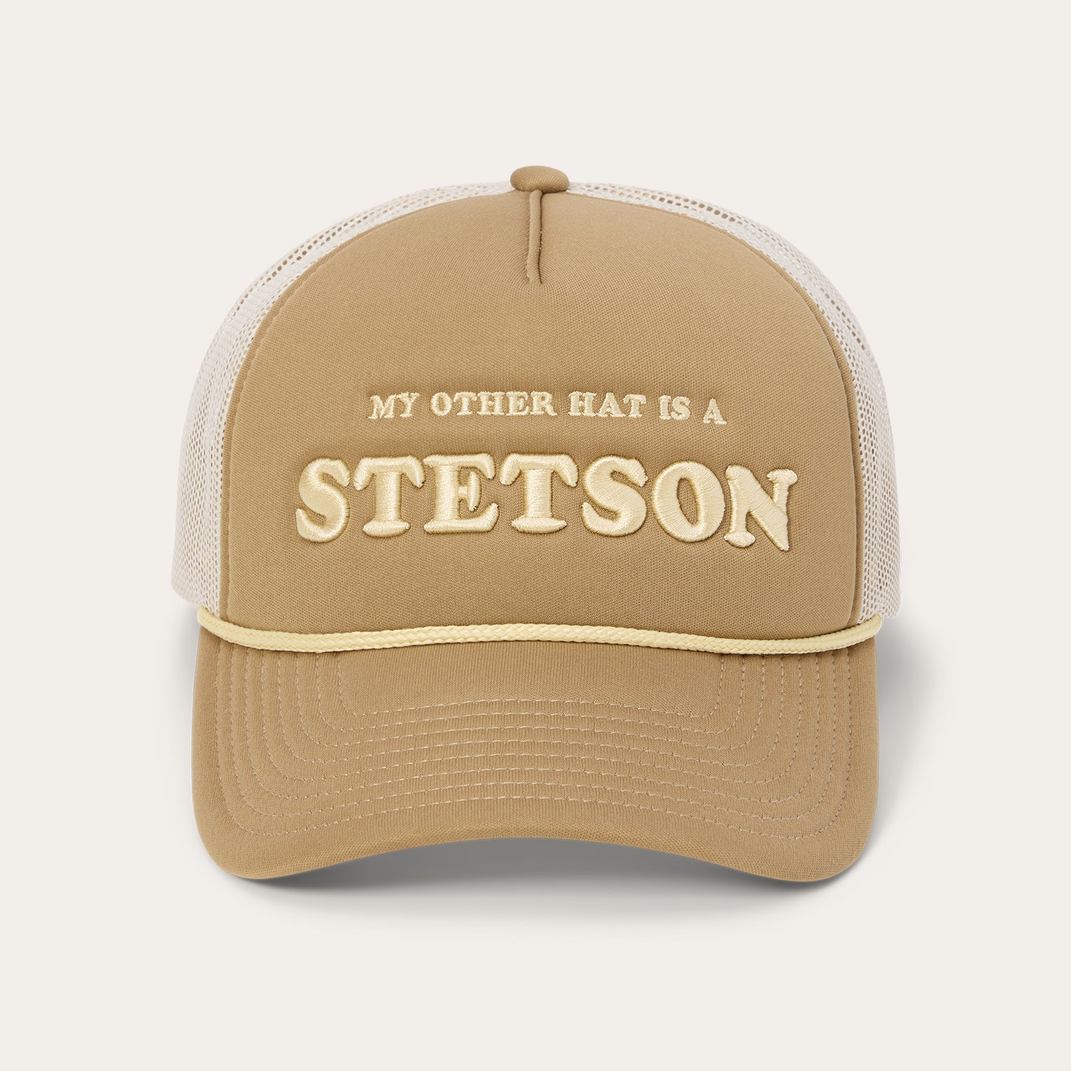 My Other Hat Is A Stetson Trucker Cap Tan