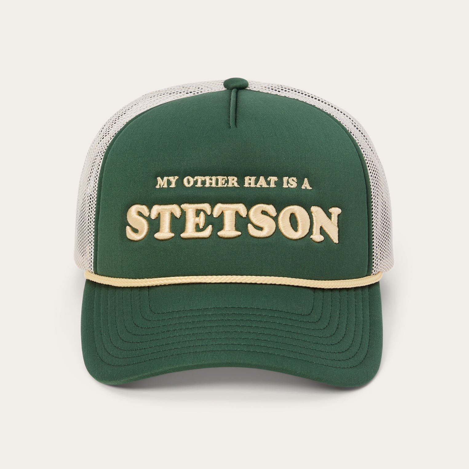 My Other Hat Is A Stetson Trucker Cap Olive