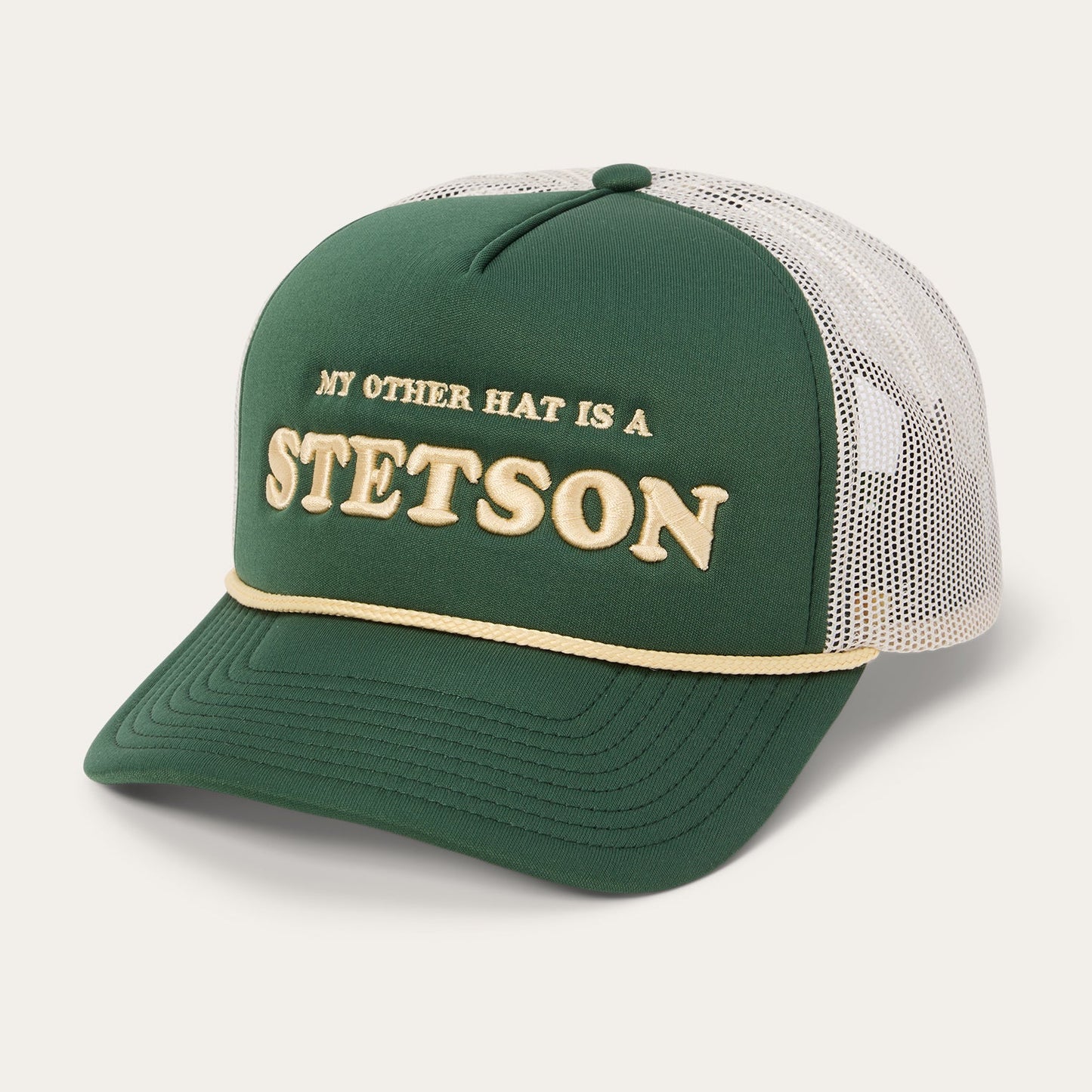 My Other Hat Is A Stetson Trucker Cap Olive