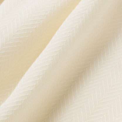 Cream Herringbone Blouse White
