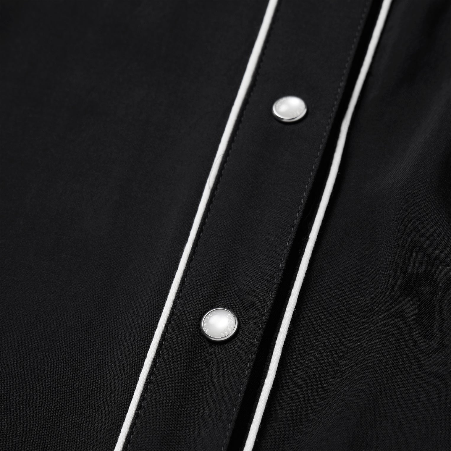 Black Sleeveless Western Shirt Black