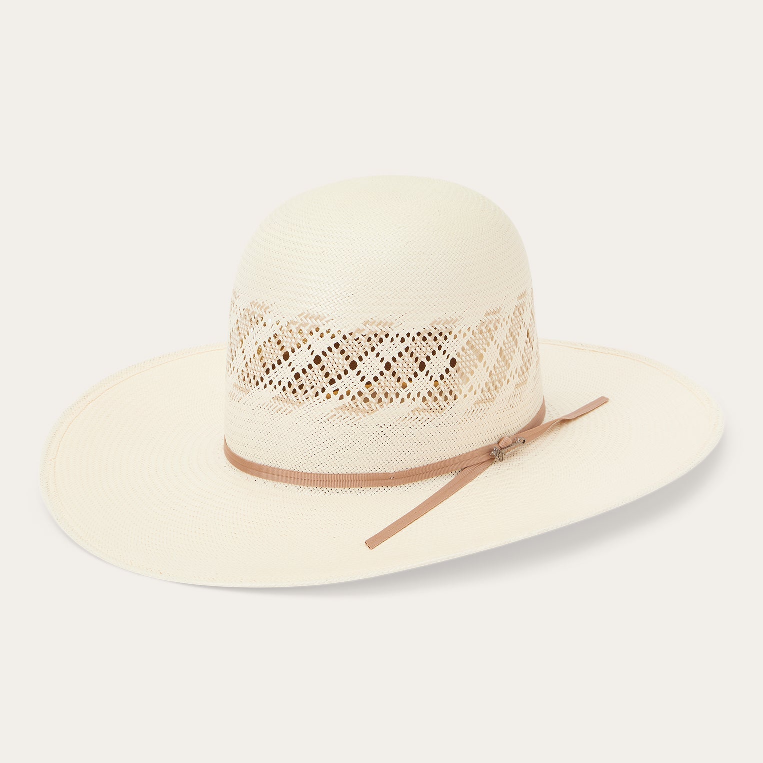 Thunder 10X Straw Cowboy Hat Ivory Gray