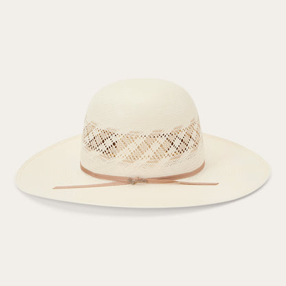 Thunder 10X Straw Cowboy Hat Ivory Gray