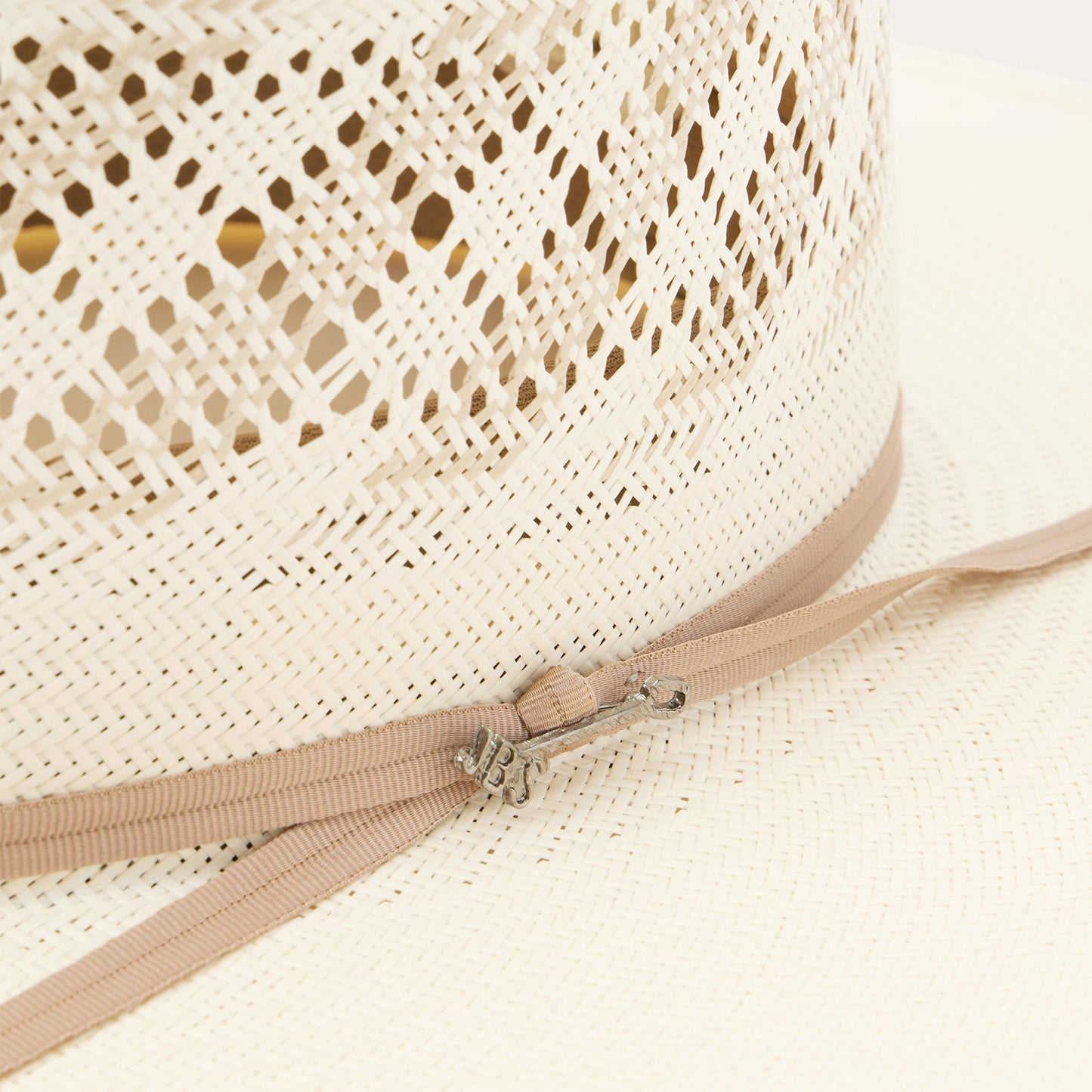 Thunder 10X Straw Cowboy Hat Ivory Gray