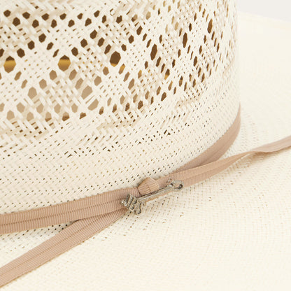 Thunder 10X Straw Cowboy Hat Ivory Gray