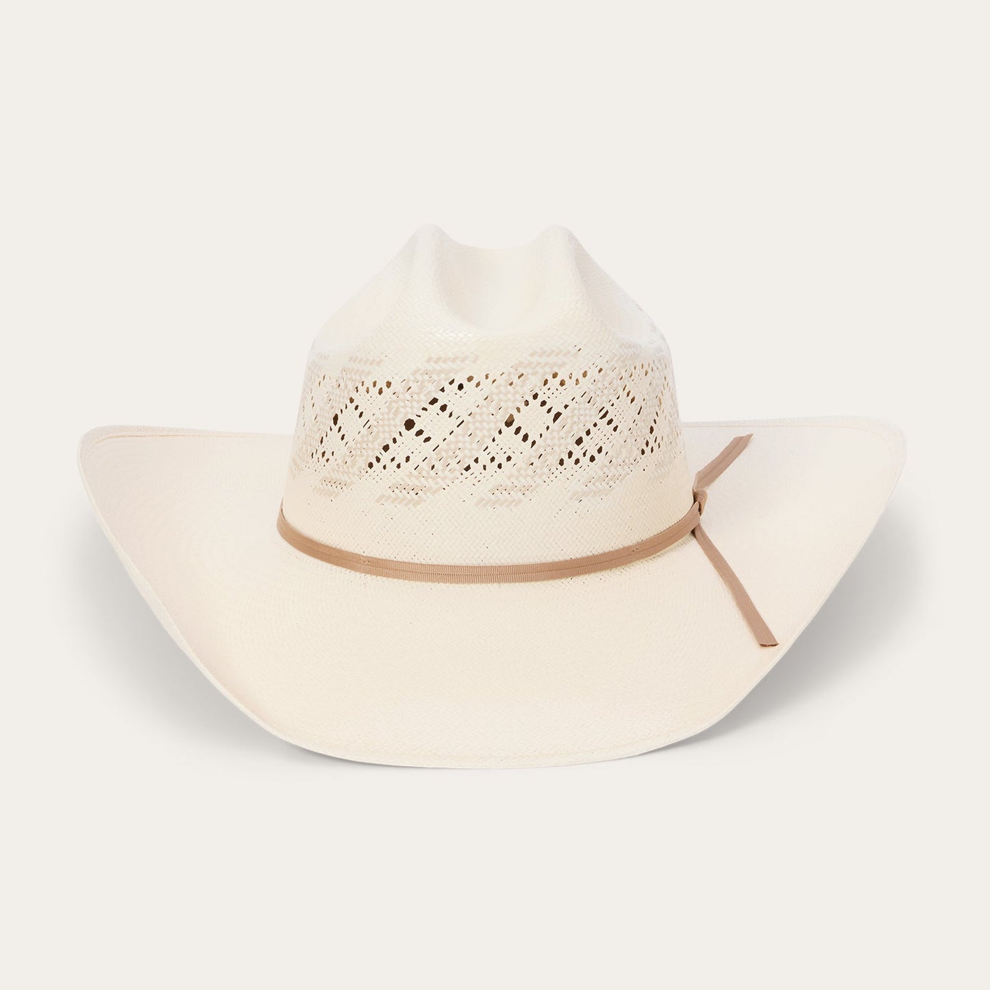 Thunder 10X Straw Cowboy Hat Ivory Gray
