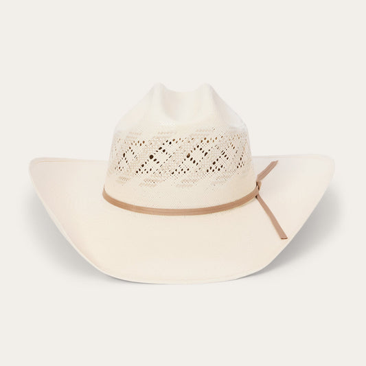 Thunder 10X Straw Cowboy Hat Ivory Gray