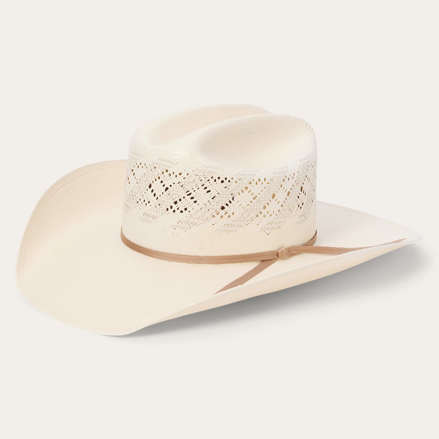 Thunder 10X Straw Cowboy Hat Ivory Gray