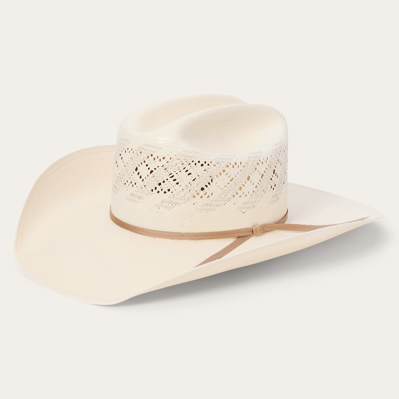 Thunder 10X Straw Cowboy Hat Ivory Gray