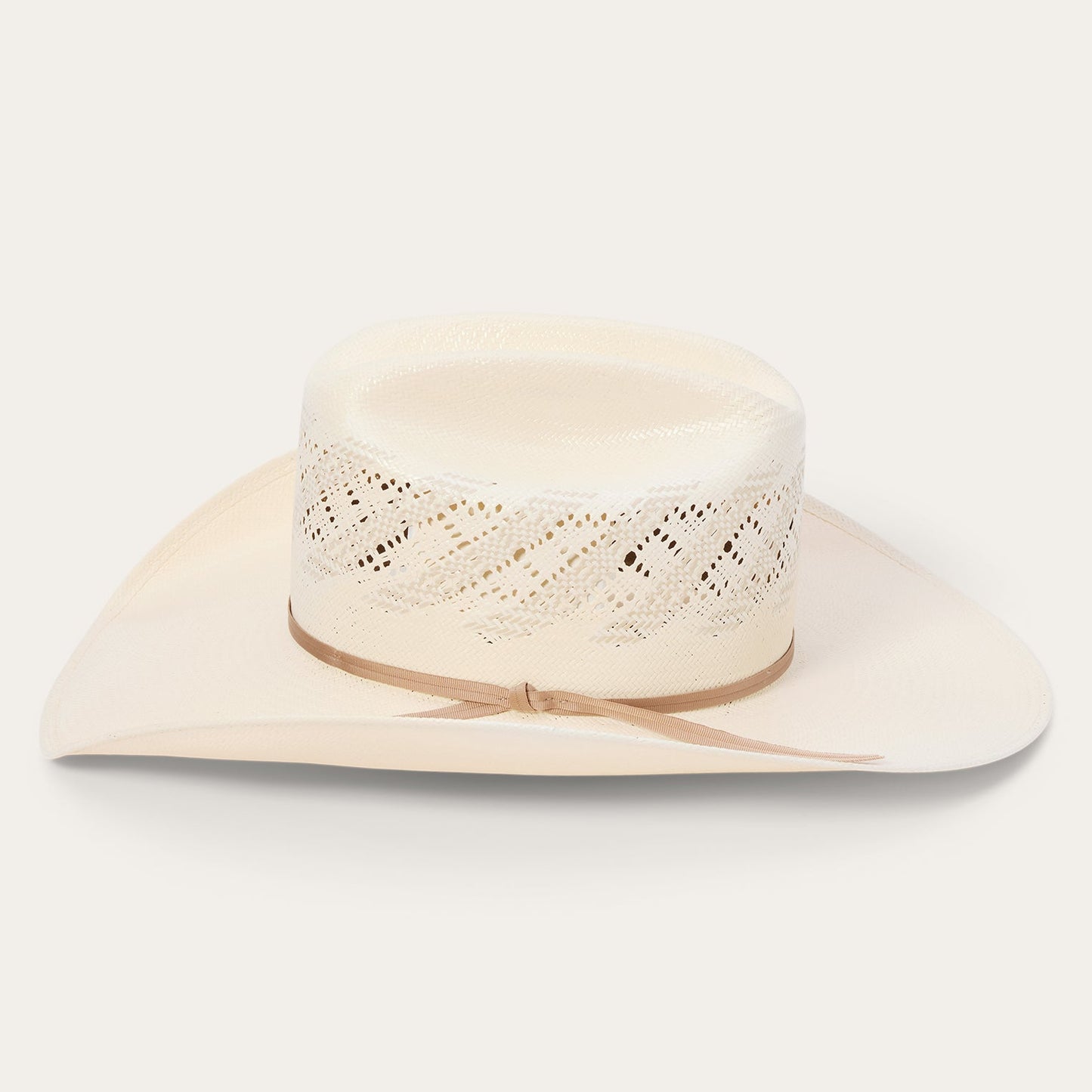 Thunder 10X Straw Cowboy Hat Ivory Gray