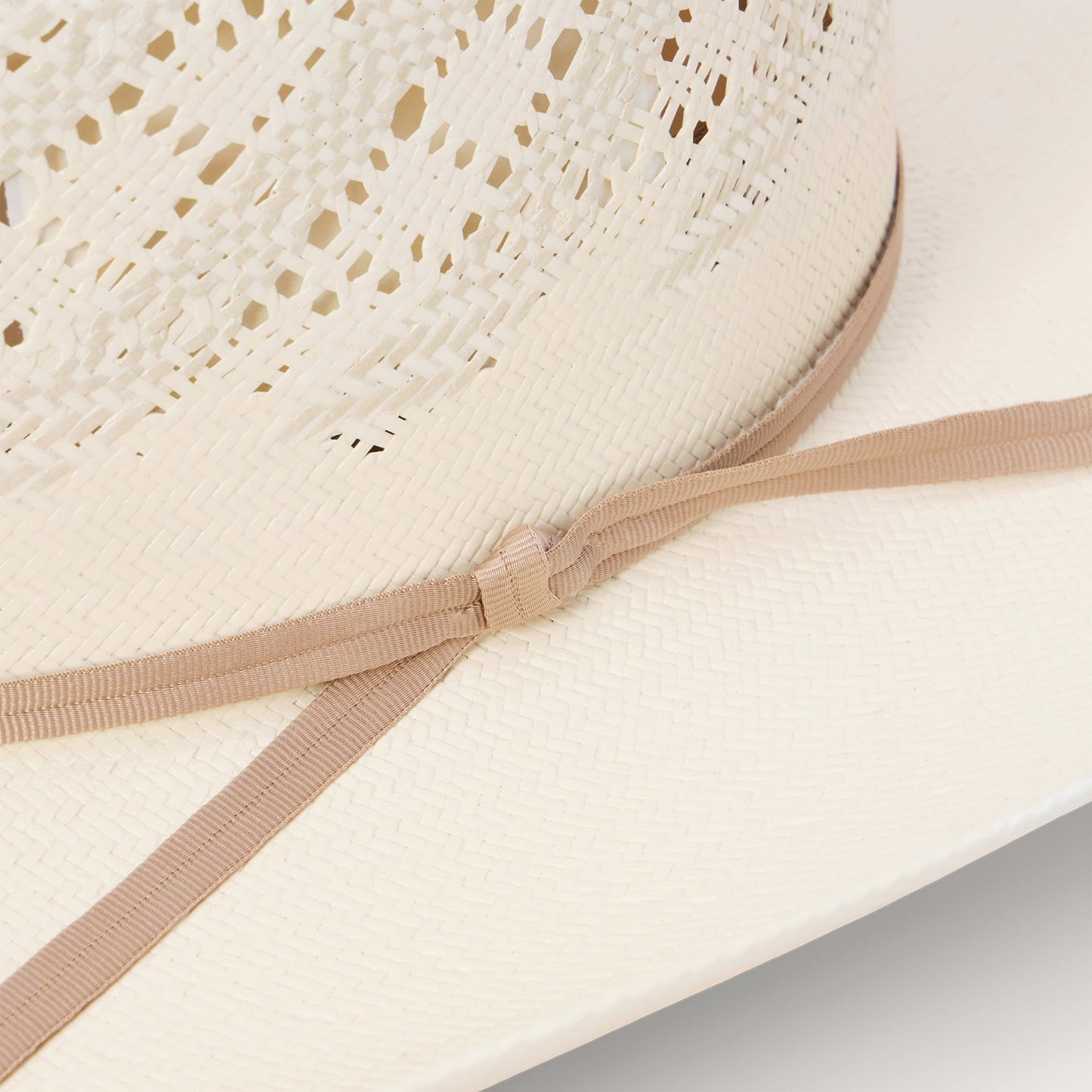 Thunder 10X Straw Cowboy Hat Ivory Gray