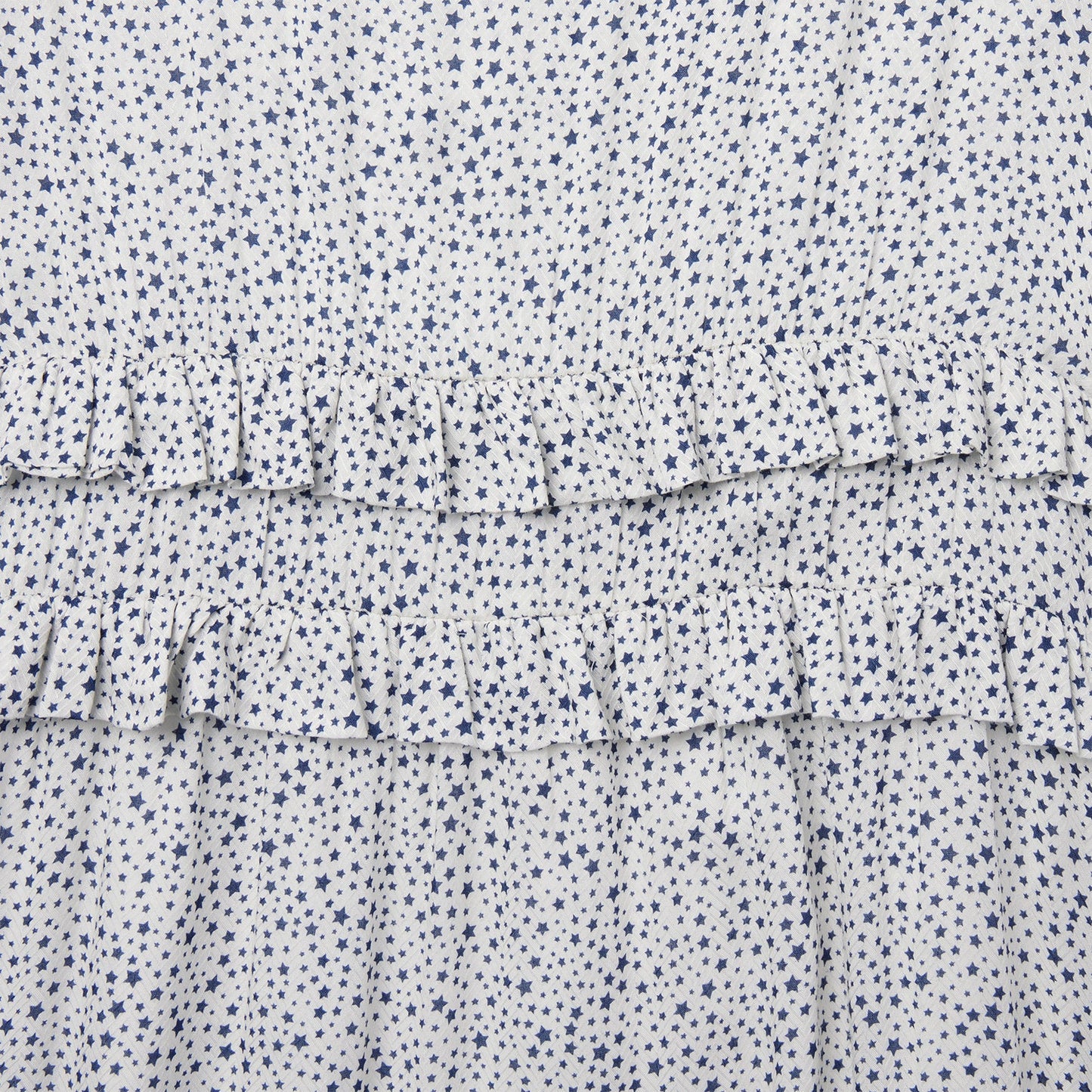 Stars Print Dress White