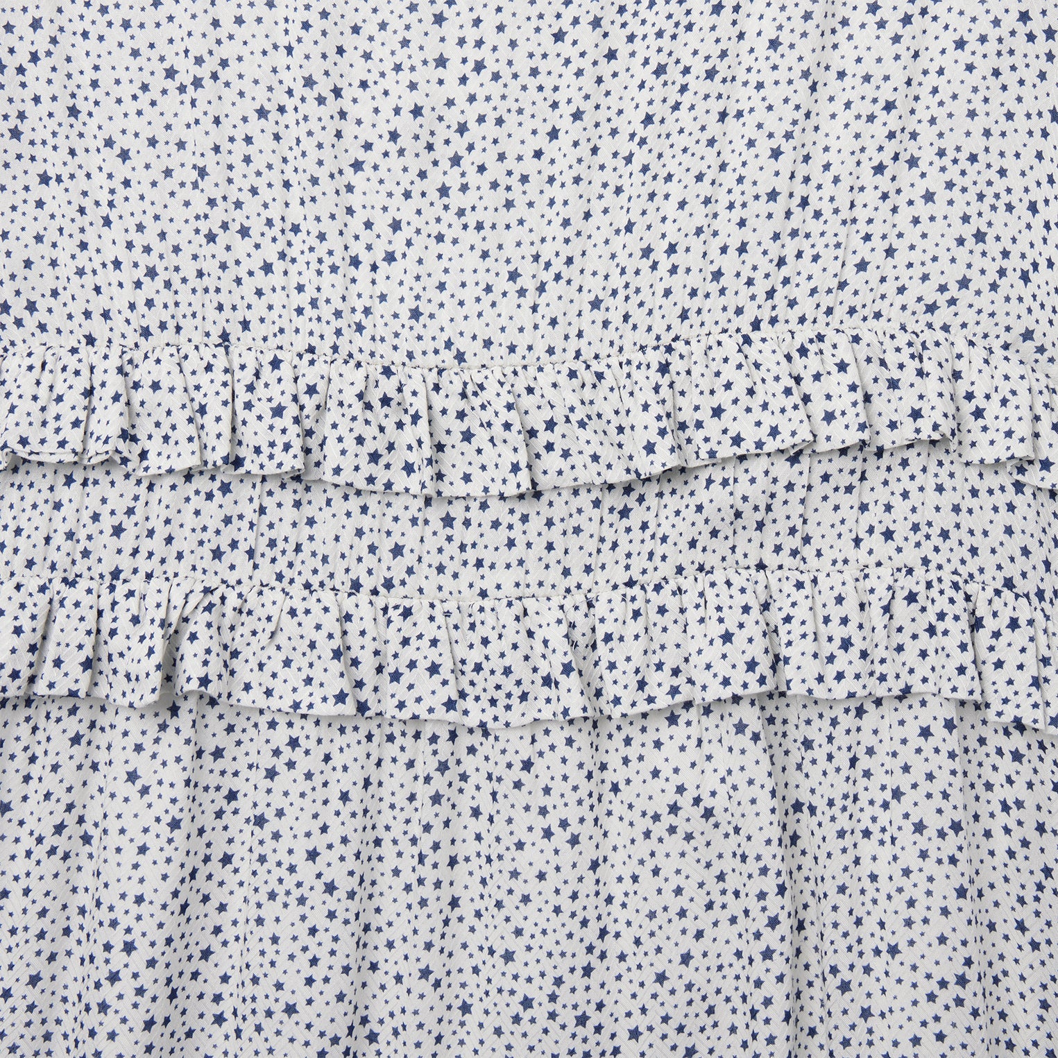 Stars Print Dress White