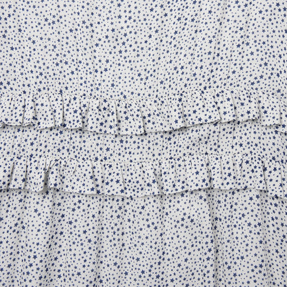 Stars Print Dress White