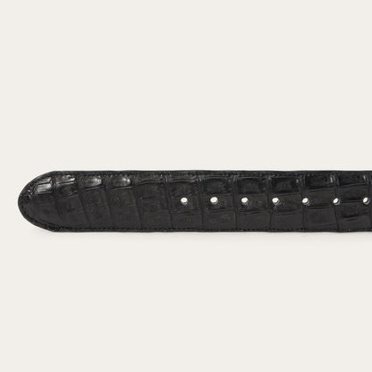 Caiman Western Tab Belt Black Classic