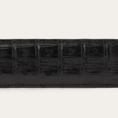 Caiman Western Tab Belt Black Classic