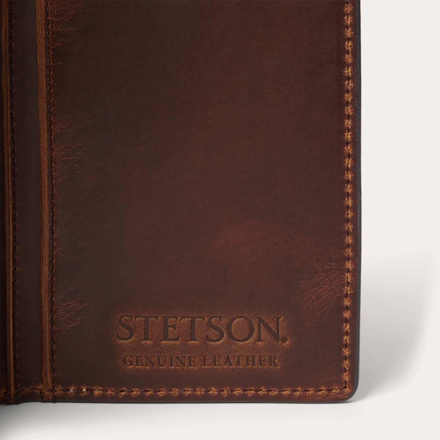 Hair-On-Hide Concho Checkbook Vintage Brown