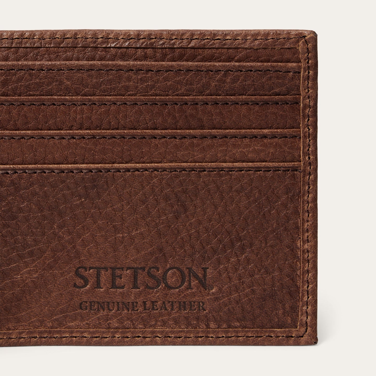 Steer Head Bi-Fold Wallet Brown