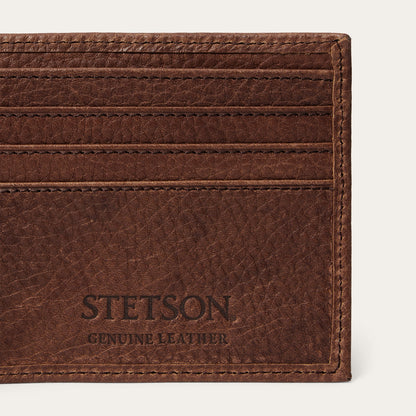 Steer Head Bi-Fold Wallet Brown
