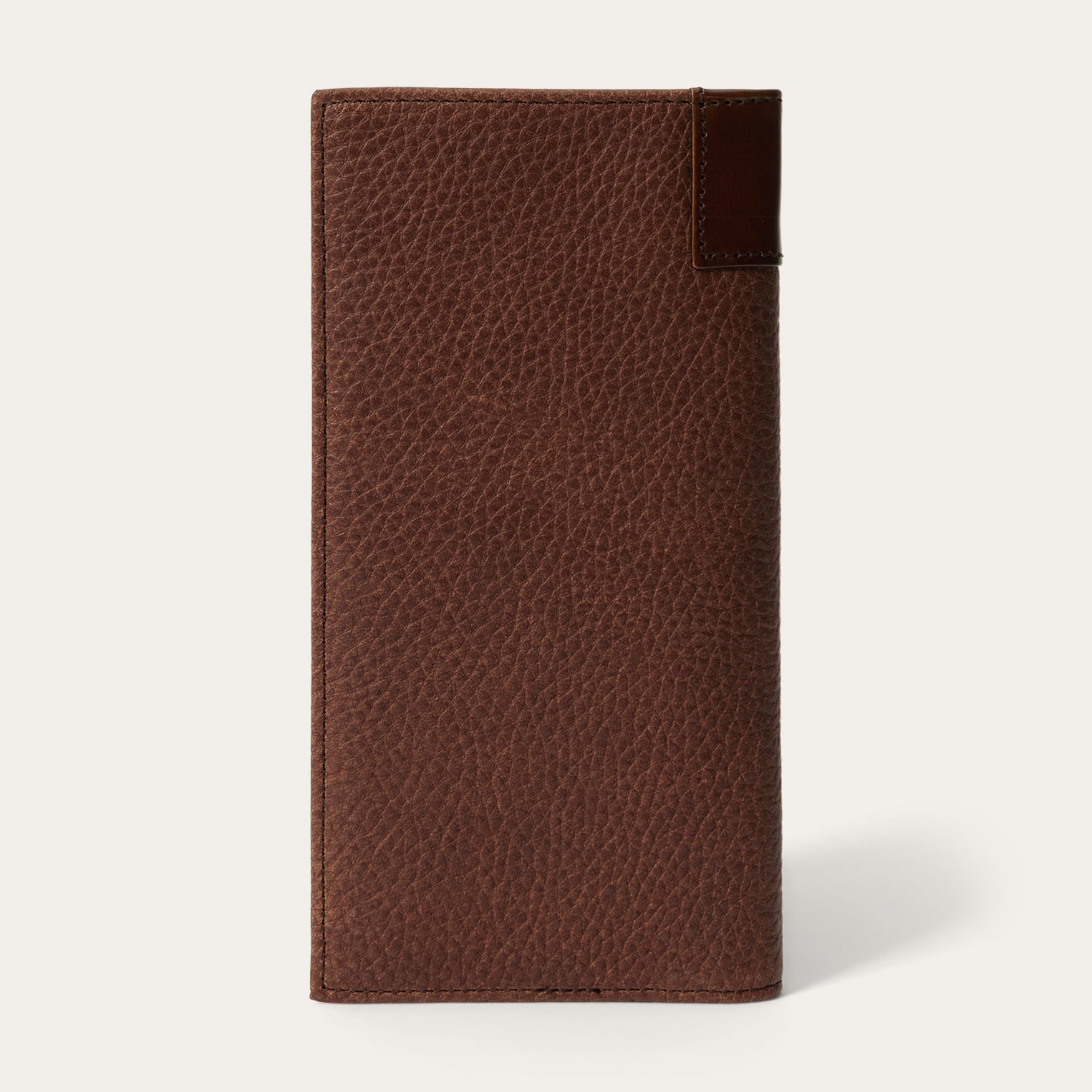 Steer Head Checkbook Brown