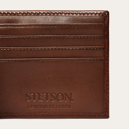 Tooled Bi-Fold Wallet Brown