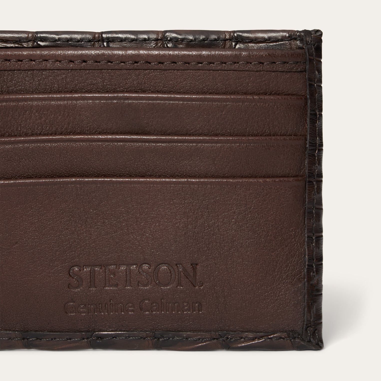 Caiman Bi-Fold Wallet Cigar Classic