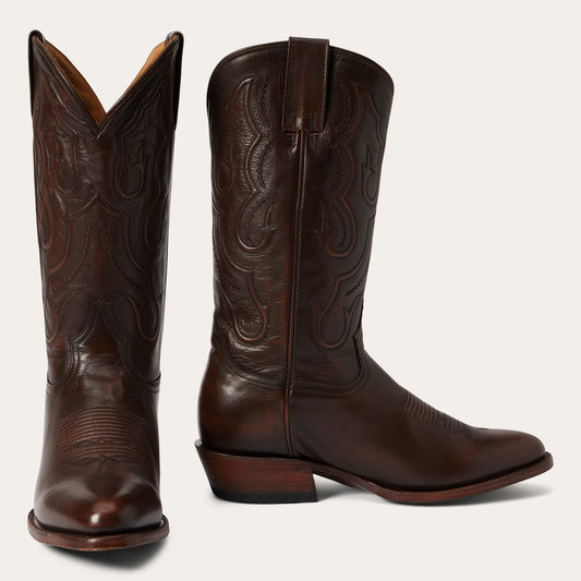 Carlisle Western Boots Burnished Brown