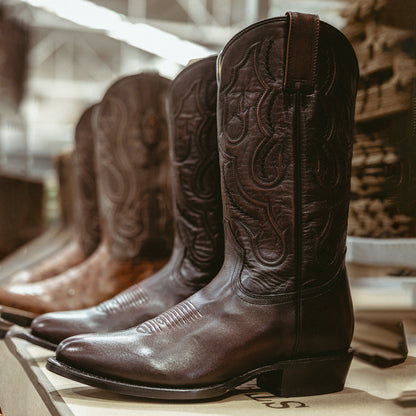 Carlisle Western Boots Burnished Brown