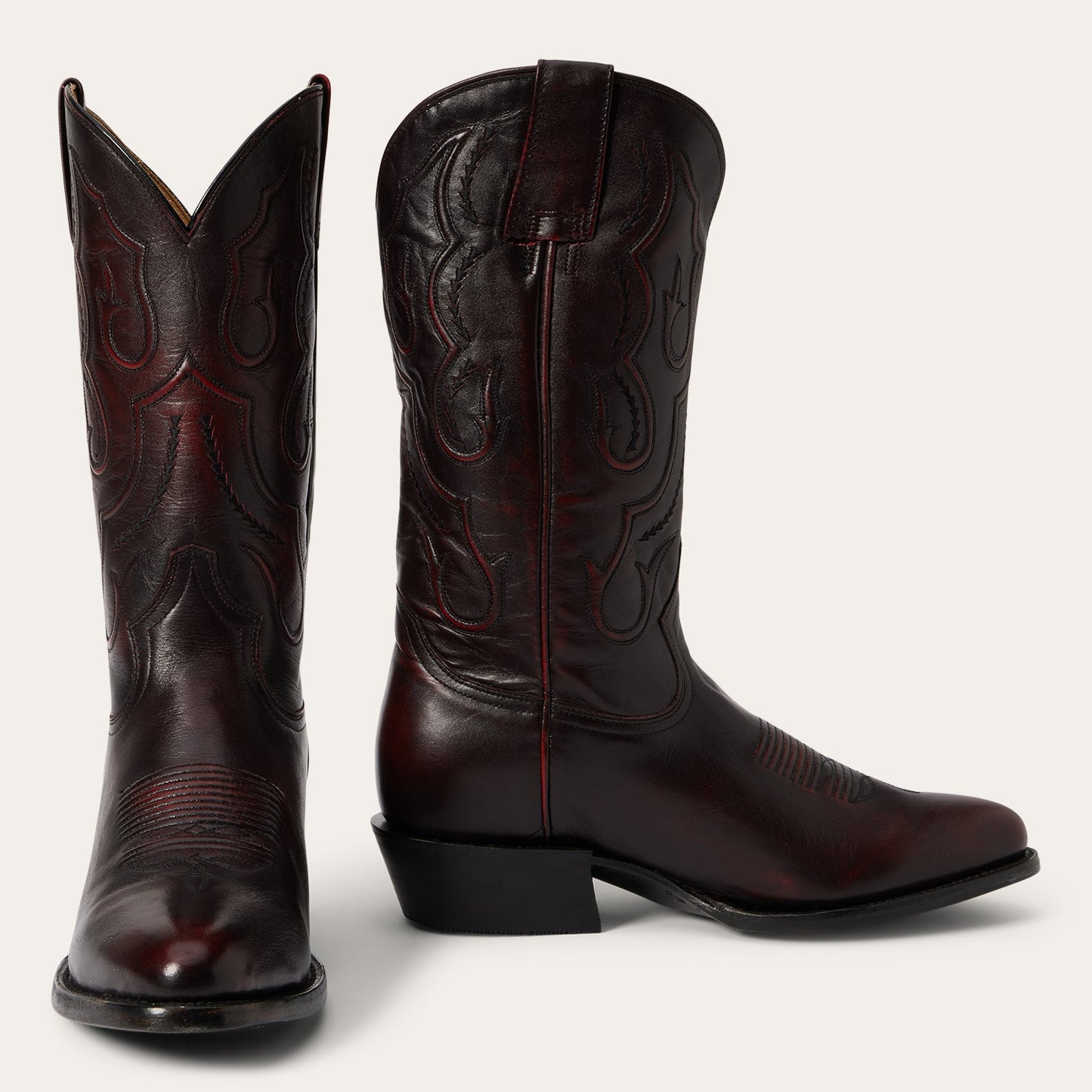 Carlisle Western Boots Black Cherry