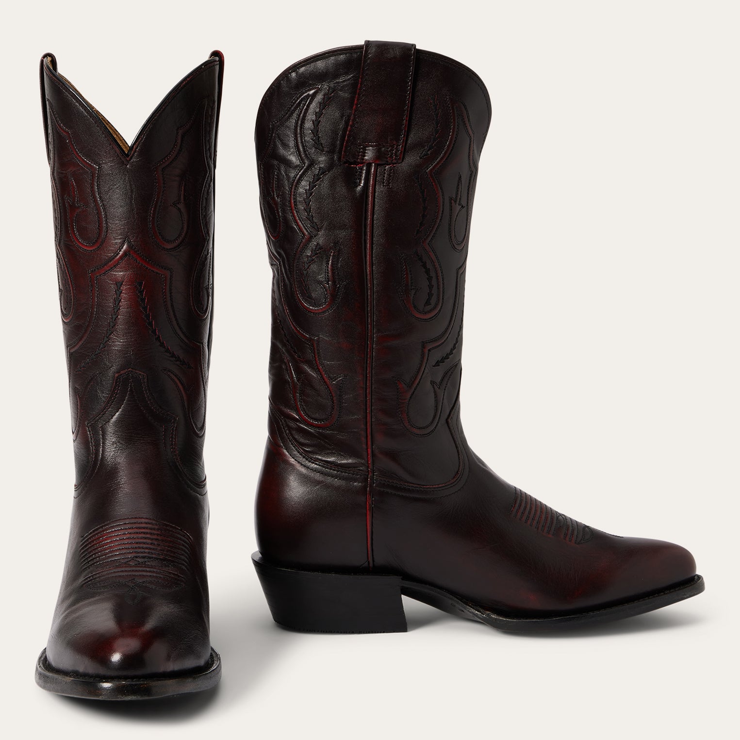 Carlisle Western Boots Black Cherry