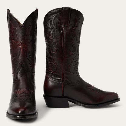 Carlisle Western Boots Black Cherry