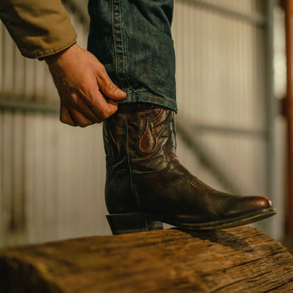 Carlisle Western Boots Black Cherry