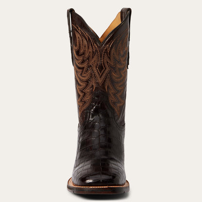 Aces Alligator Boots Brown