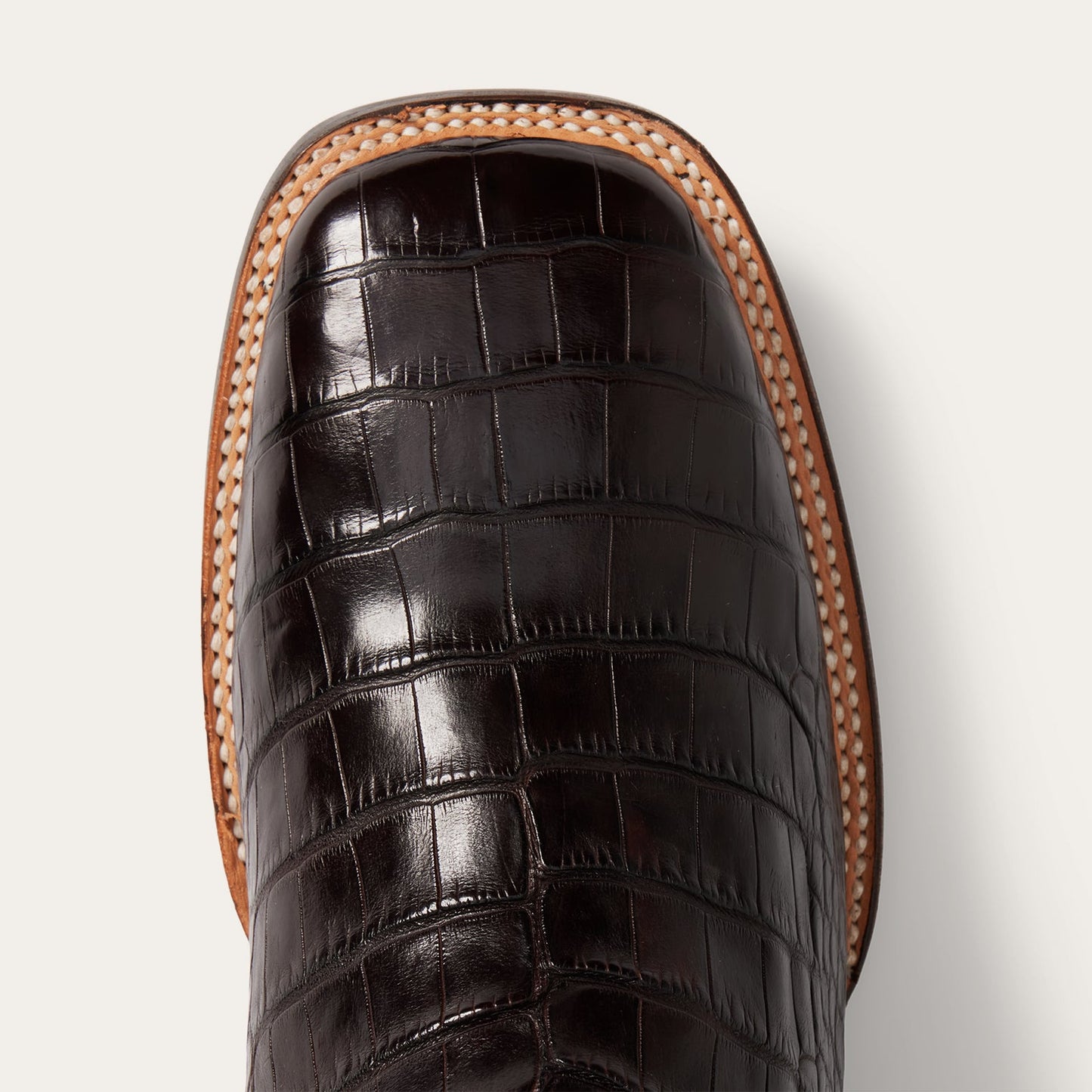 Aces Alligator Boots Brown