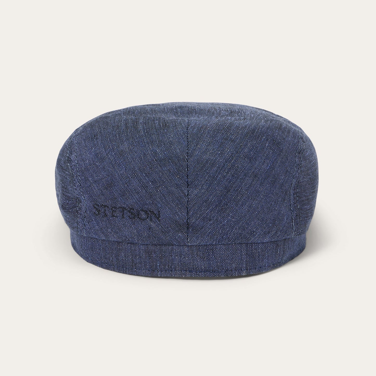 Linen Driver Cap Blue