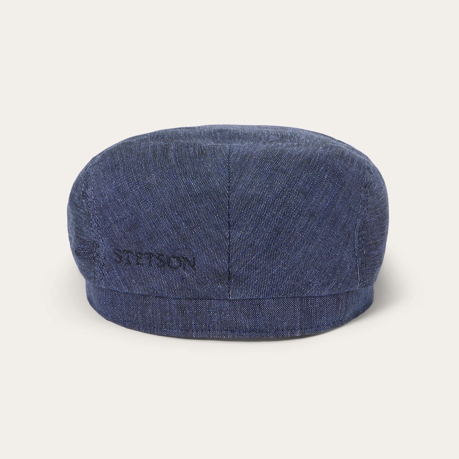 Linen Driver Cap Blue